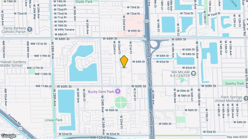 6265 W 22nd Ct Mapa y Detalles de la Ubicación