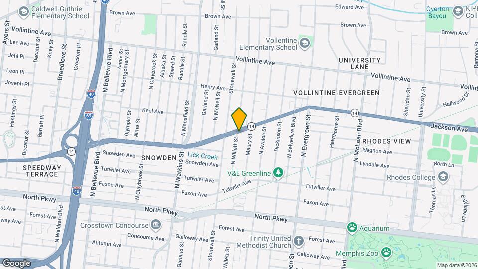 1535 Jackson Ave Map and Location Details