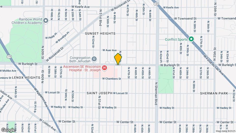 4821 W Burleigh St Mapa y Detalles de la Ubicación