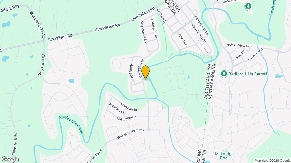 4406 Carrington Dr Map and Location Details