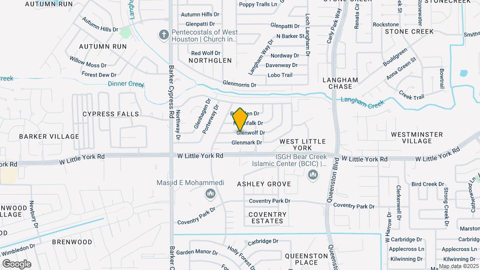 17627 Glenwolf Dr Mapa y Detalles de la Ubicación