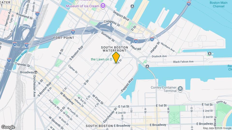 627 E 6th St Map and Location Details