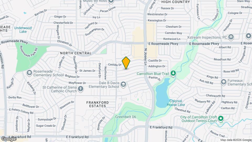 1814 Addington Dr Map and Location Details