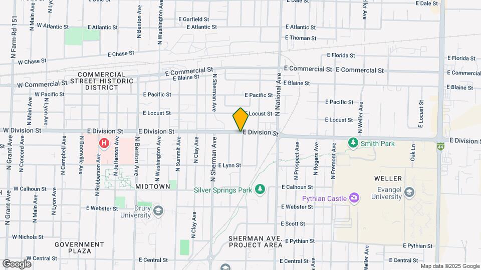 1022 E Division St Map and Location Details