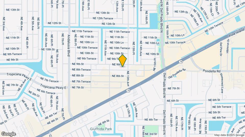 1213 NE 8th Terrace Map and Location Details