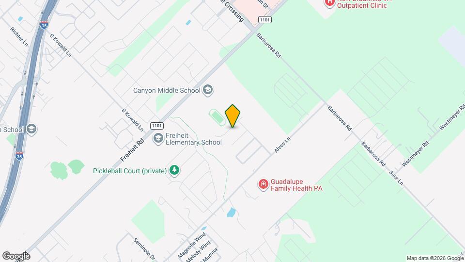 354 Creekside Curve Map and Location Details