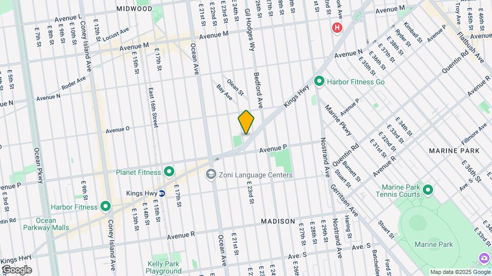 2301 Kings Highway Apartments Mapa y Detalles de la Ubicación