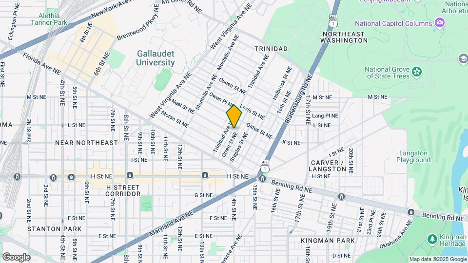 1306 Orren St NE Mapa y Detalles de la Ubicación