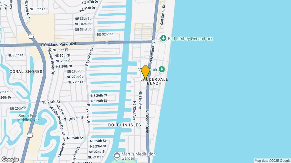 2715 N Ocean Blvd Map and Location Details