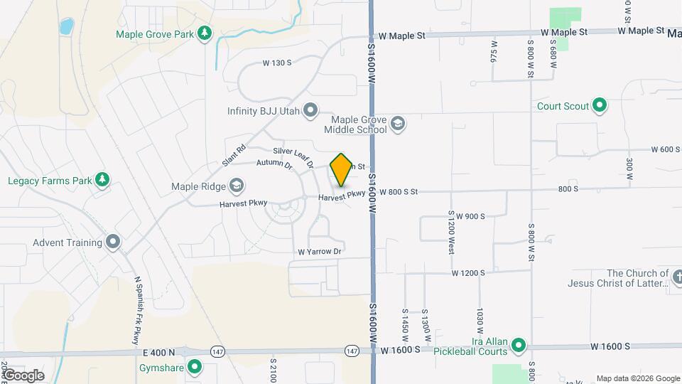 794 Golden Leaf Way Map and Location Details