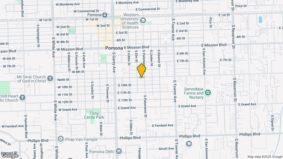 450 E 9th St, Unit #A Map and Location Details