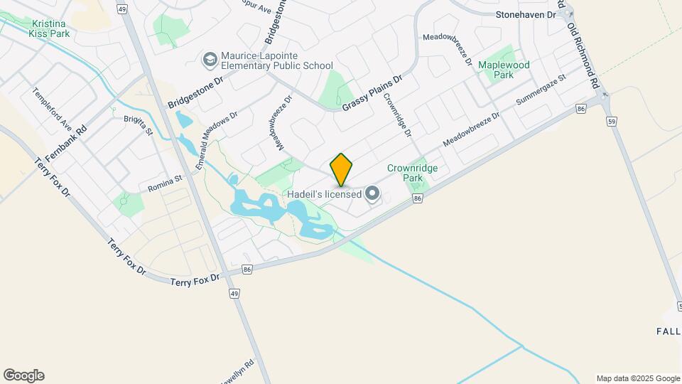 513 Coldwater Cres Map and Location Details