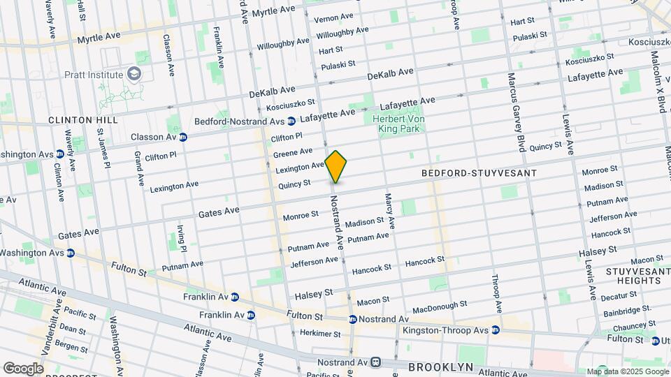 NOSTRAND AVENUE Map and Location Details