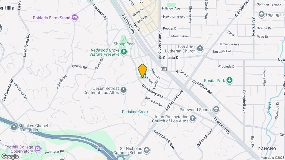 667 University Ave Map and Location Details