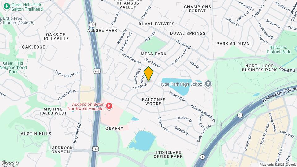 11413 Toledo Dr Map and Location Details