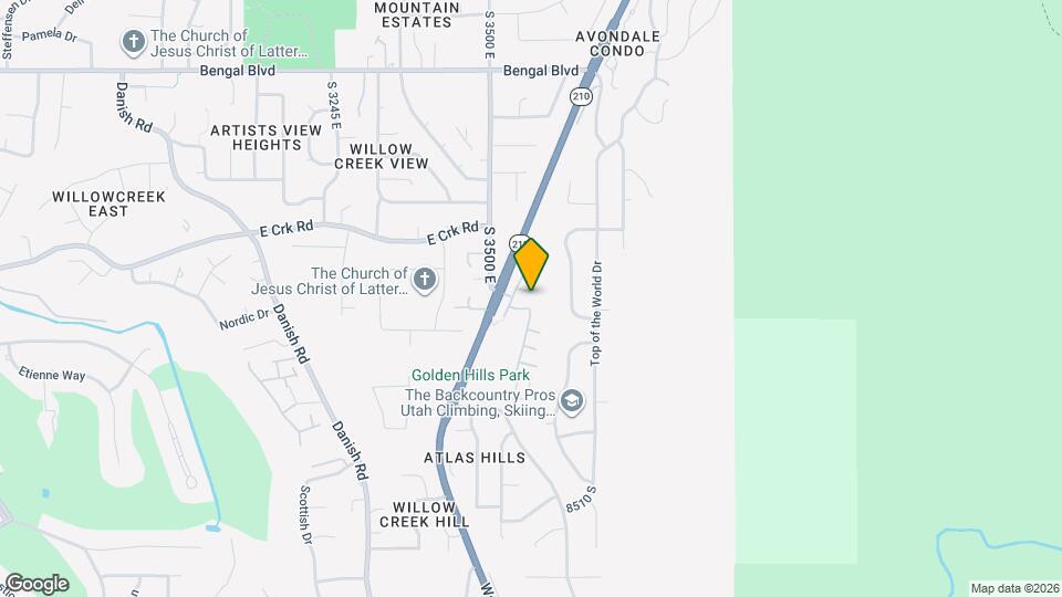 3570 E Wasatch Hills Ln Map and Location Details