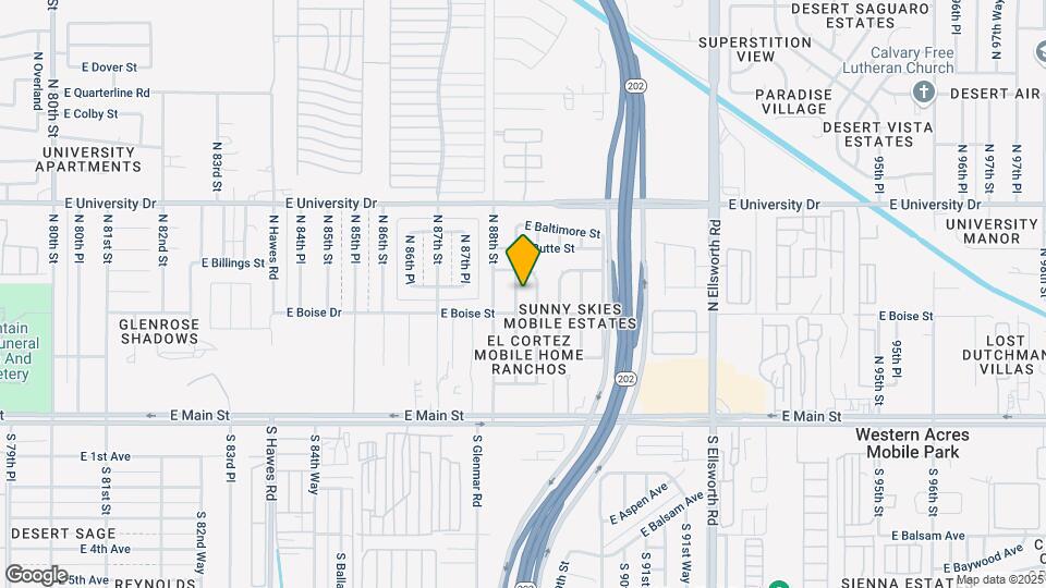 217 N 88th Pl Map and Location Details