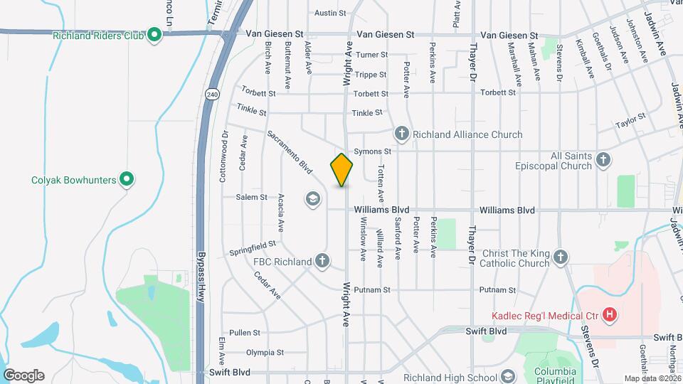 1307 Wright Ave, Unit 1307 Wright Street Mapa y Detalles de la Ubicación