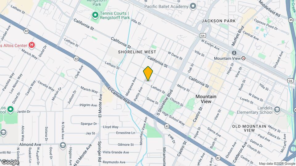 1460 Latham St Map and Location Details