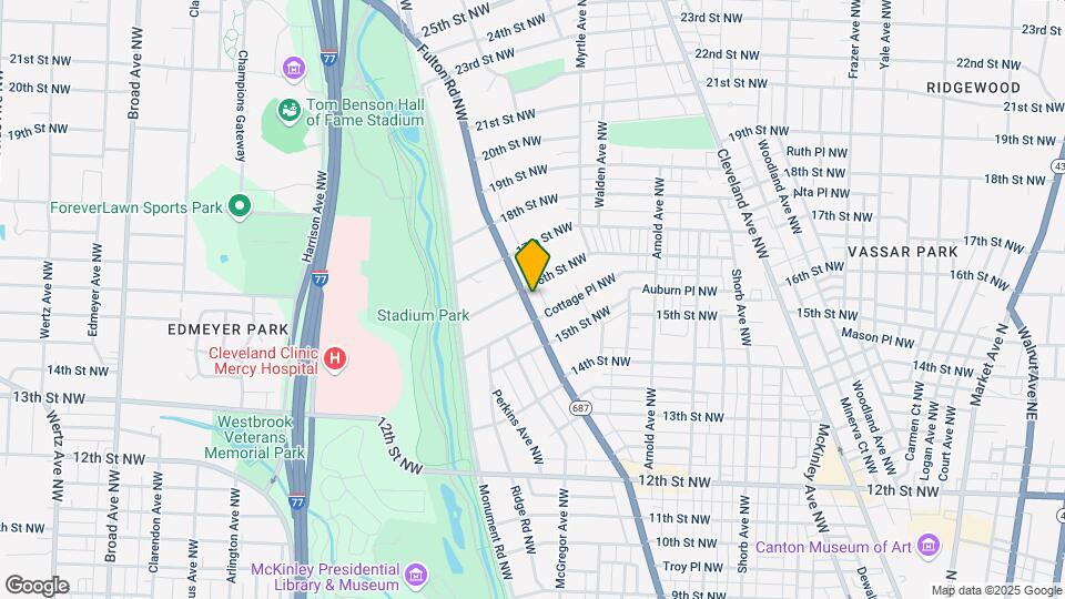 1554 Fulton Dr NW Mapa y Detalles de la Ubicación