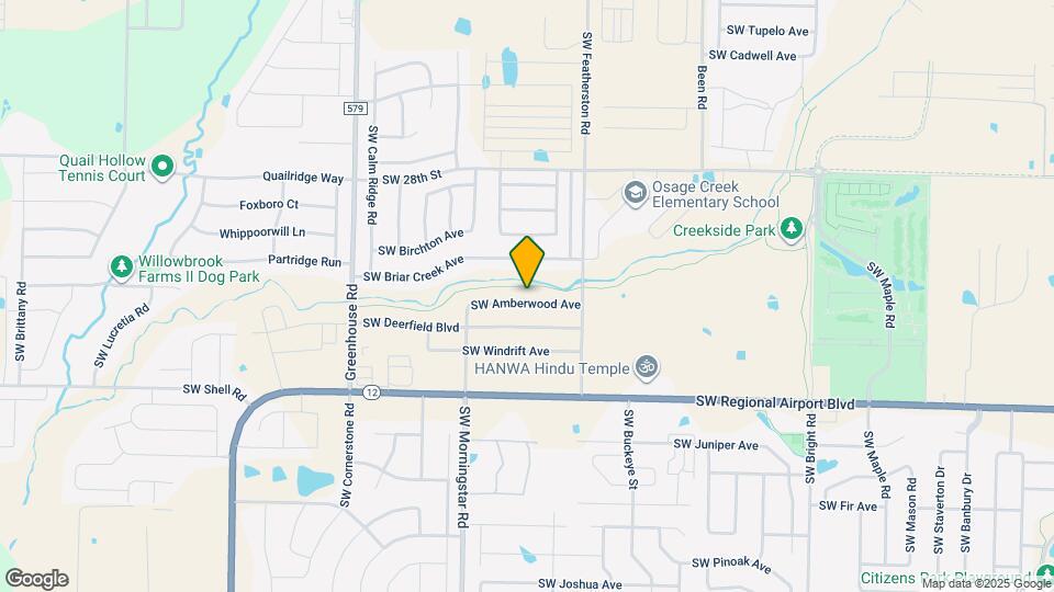 3100 SW Amberwood Ave Map and Location Details