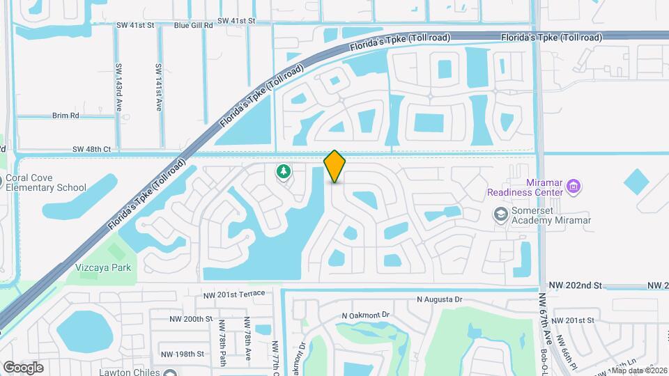 5033 SW 134th Ave Map and Location Details