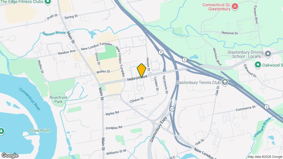 266 Hebron Ave Map and Location Details