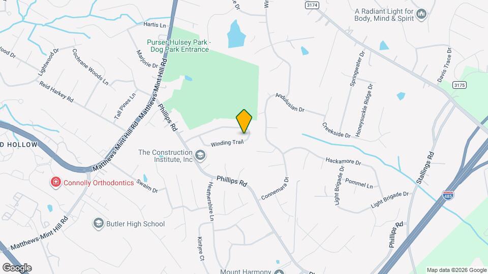 3052 Winding Trail Map and Location Details