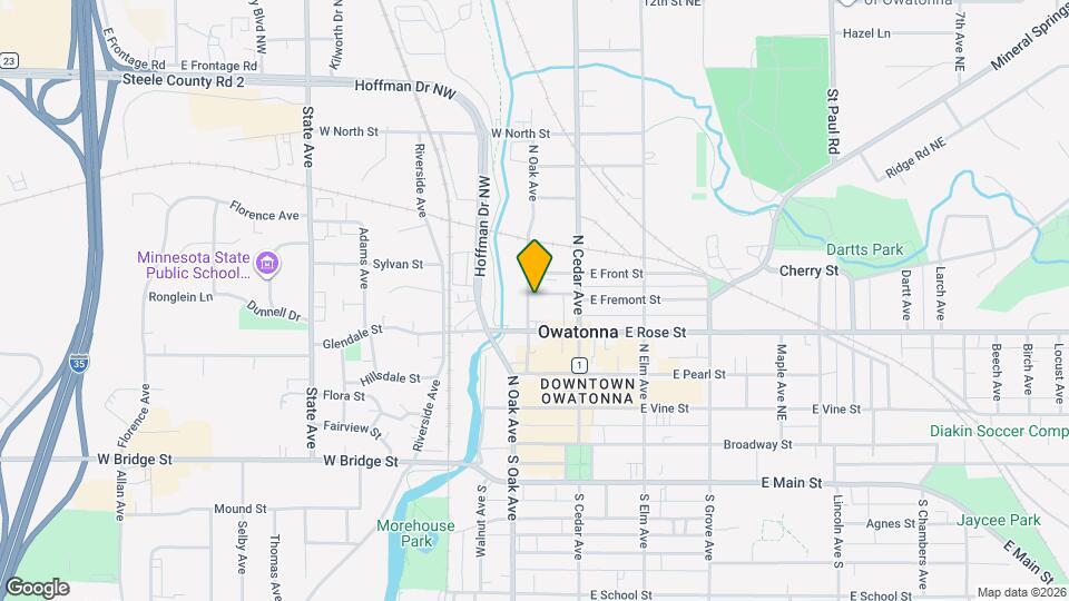 427 N Oak Ave, Unit 1 Map and Location Details