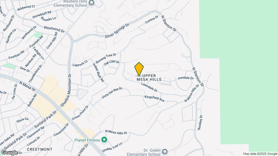 5817 Lawndale Dr Map and Location Details