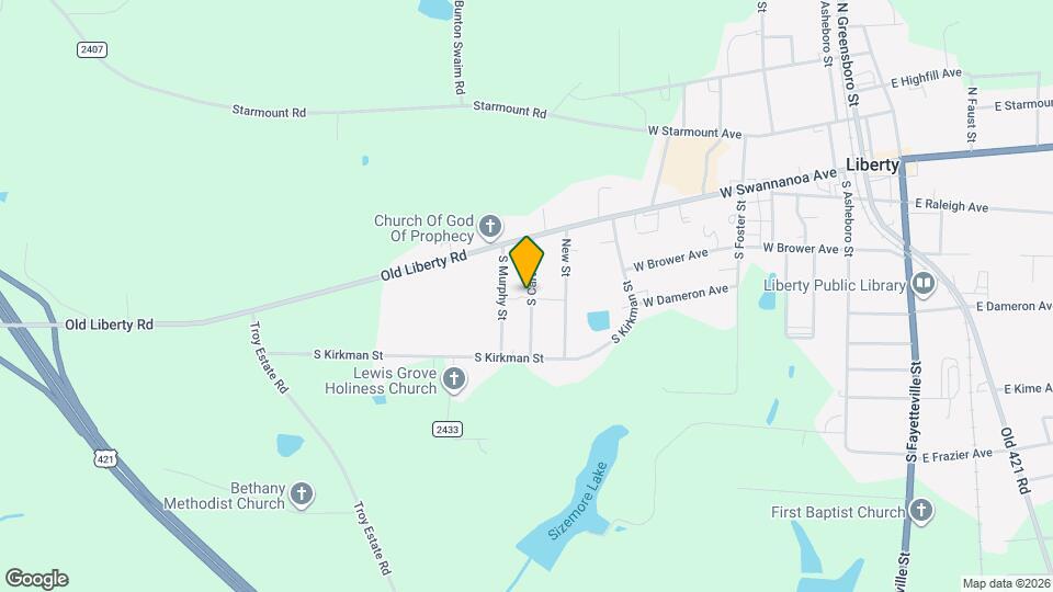 212 S Carter St Map and Location Details