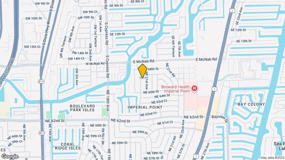 6600 NE 20th Way Map and Location Details