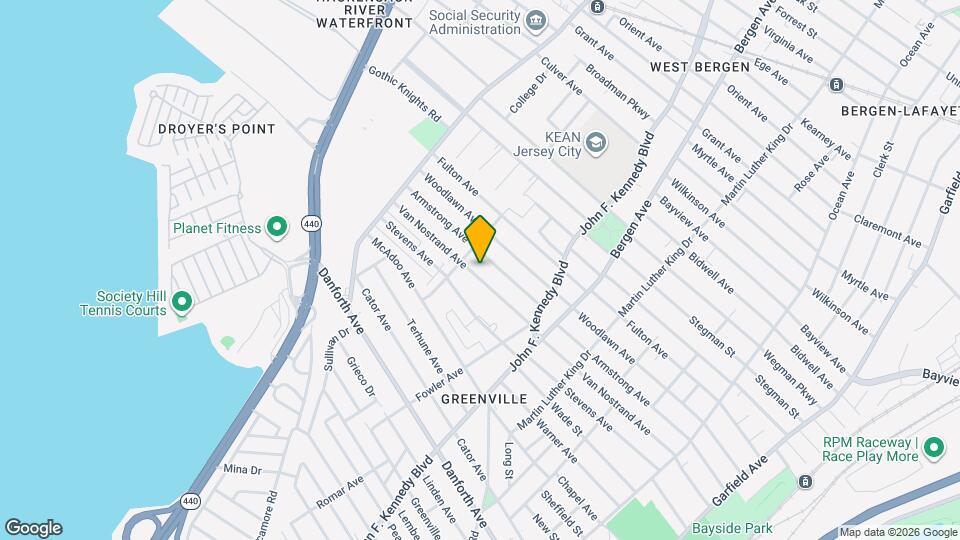 312 Van Nostrand Ave Map and Location Details
