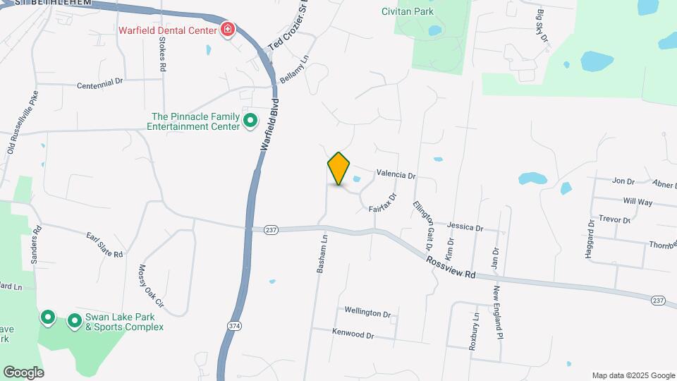 702 Mt Vernon Dr Map and Location Details