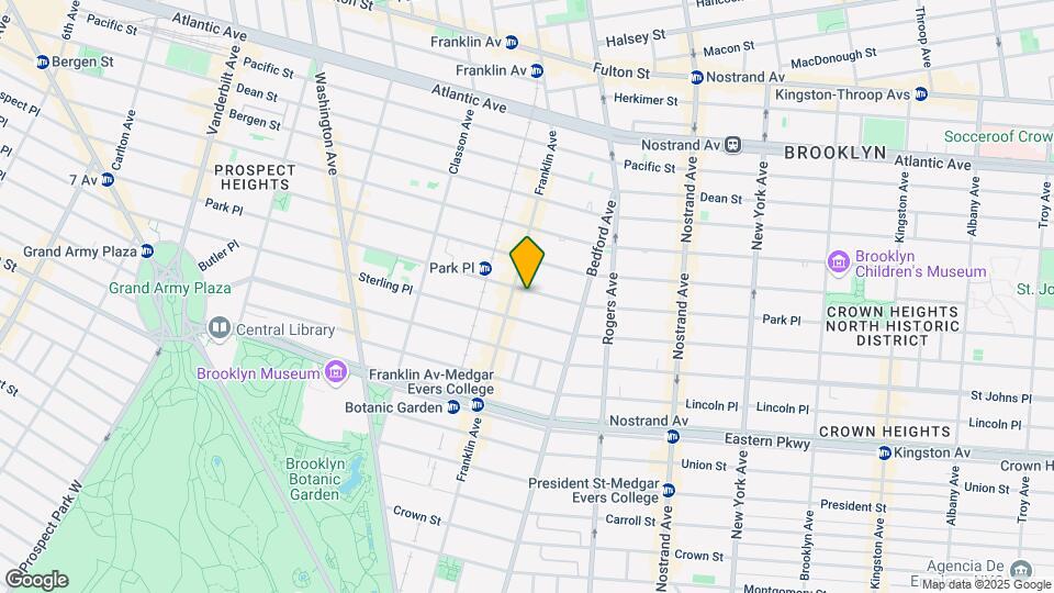 654 Park Pl Map and Location Details