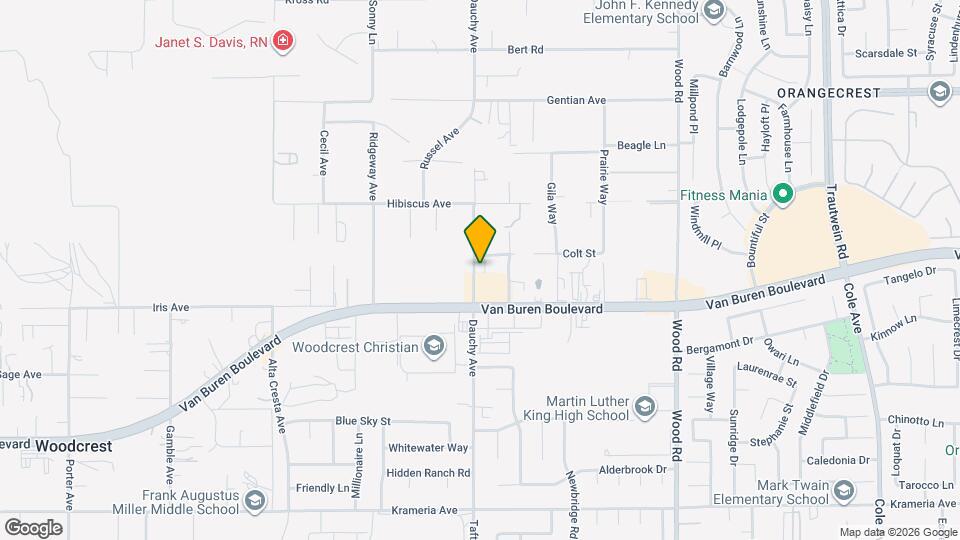 15914 Dauchy Ave Map and Location Details