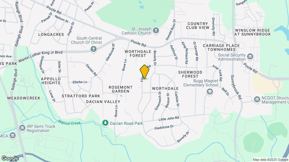817 Friar Tuck Rd Map and Location Details