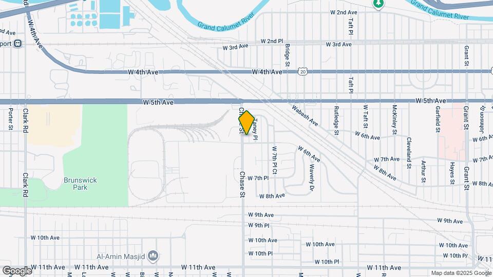 587 Chase St Map and Location Details