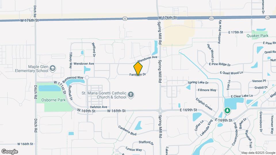 577 Farnham Dr Map and Location Details