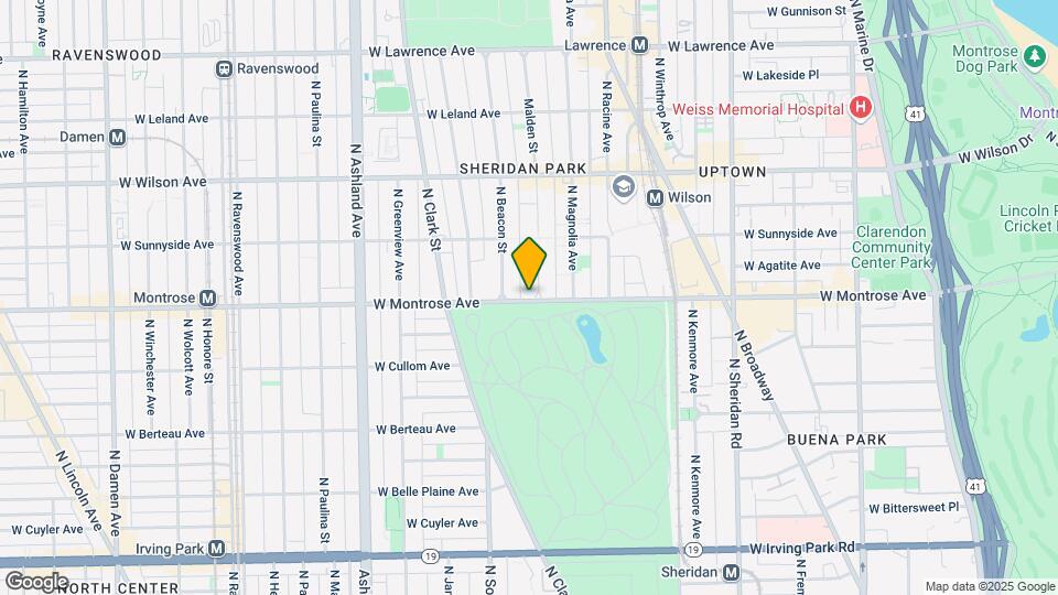 4400-4404 N Malden St Map and Location Details