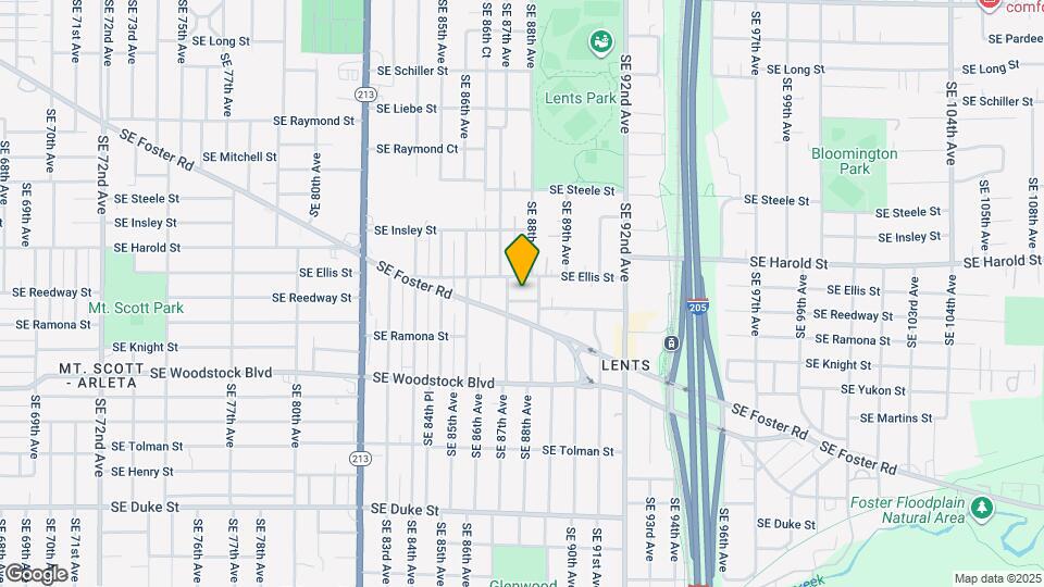 8723-8723 SE Reedway St Map and Location Details