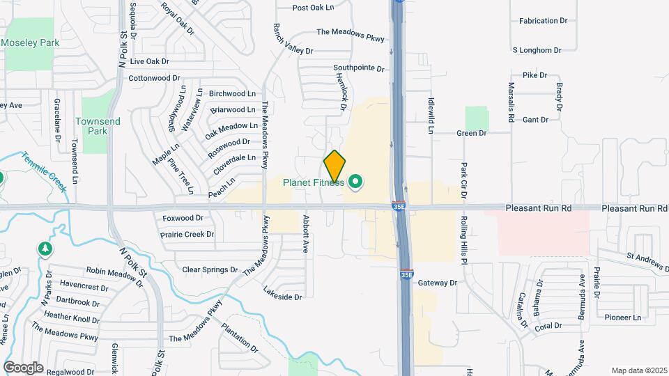 1225 E Pleasant Run Rd Map and Location Details