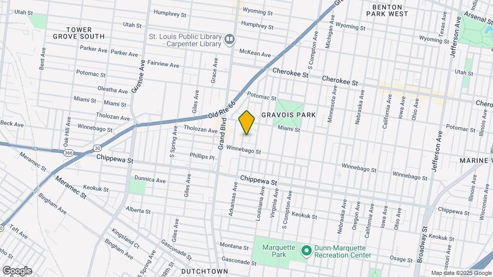 3636 Arkansas Ave Map and Location Details