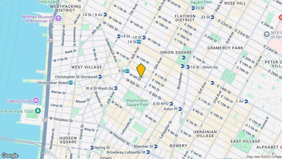 11 W 9th St Map and Location Details