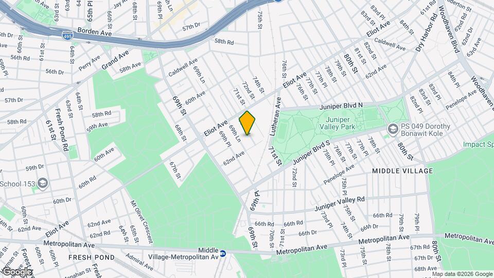 6154 70th St, Unit 2 Map and Location Details