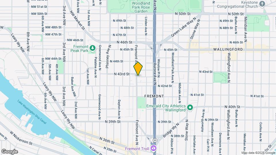 Fremont Mixed Use Map and Location Details