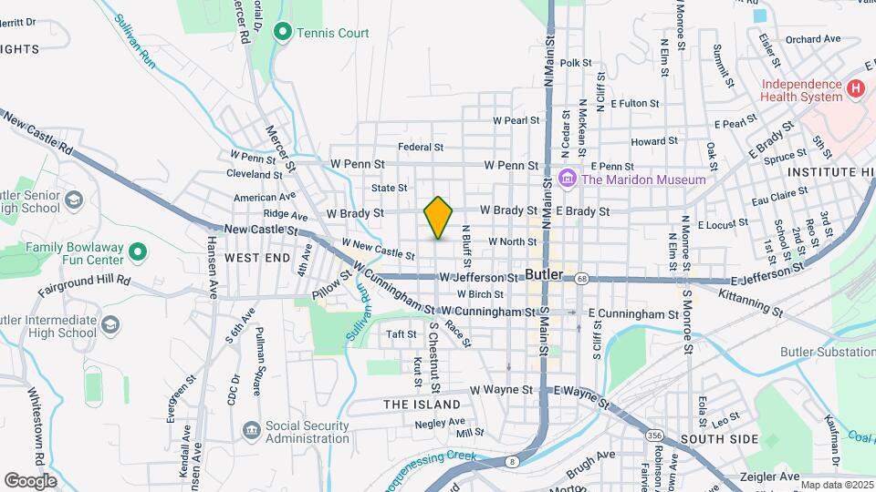 331 W North St Map and Location Details