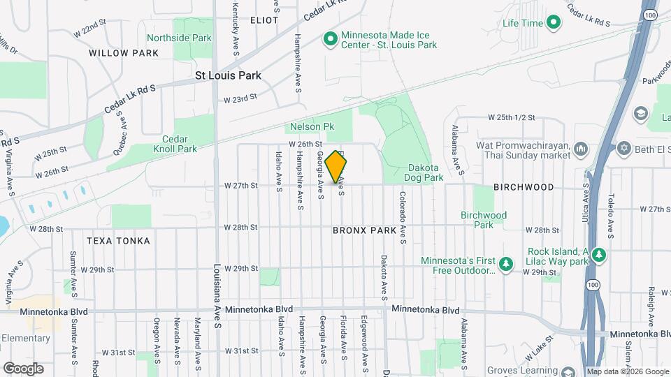 2700 Florida Ave S Map and Location Details