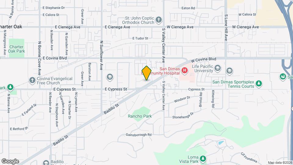 1609 W Badillo St Map and Location Details