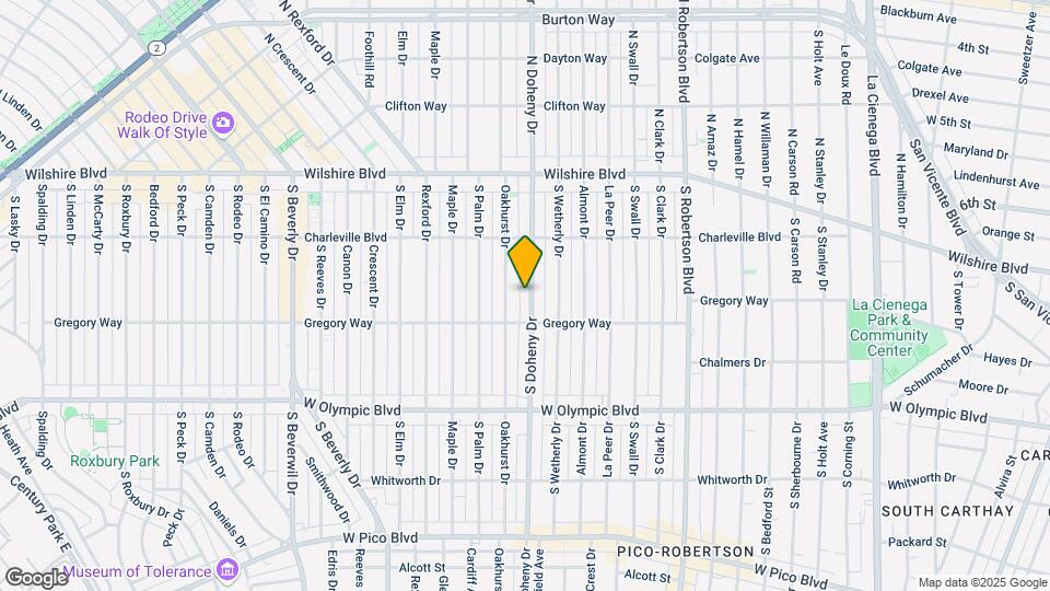 253 S Doheny Dr Map and Location Details
